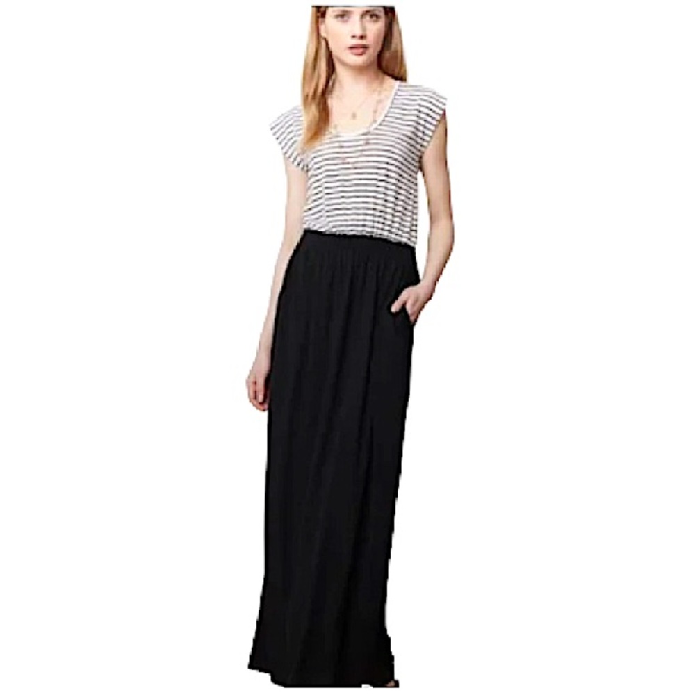 Anthropologie Lilka Striped Maxi Dress Size XS